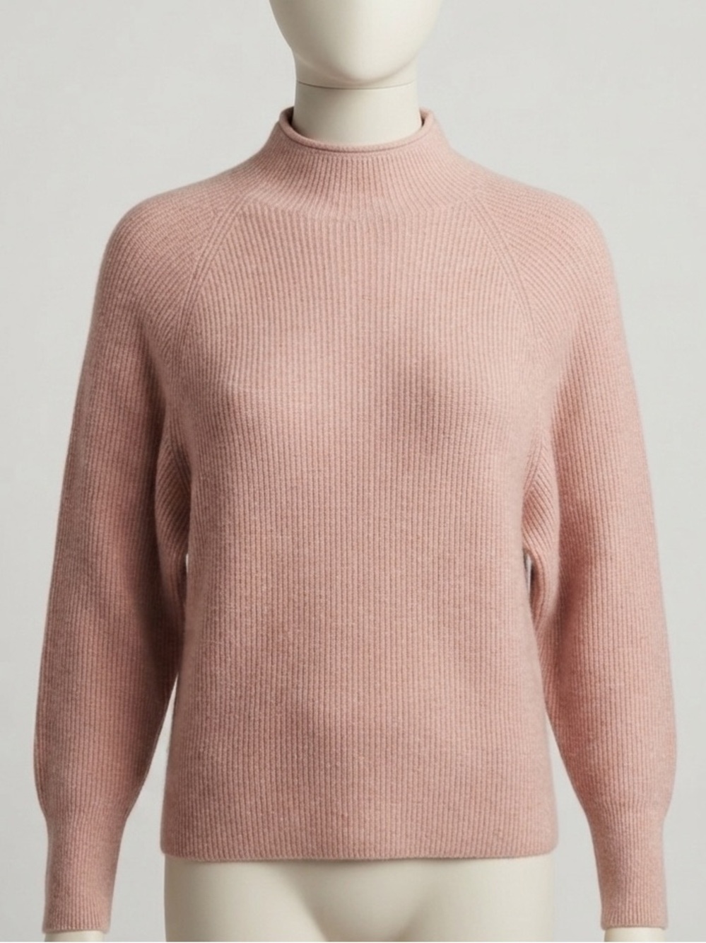 Express Light Pink Mock Neck Sweater Women’s Medium